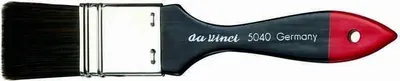 da Vinci 5040 Gr 50 COSMOTOP BREITE PINSEL schwarz-rotlack. Stiele