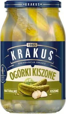 Zdjęcie produktu dla Krakus Ogórki Kiszone Domowe 860 g