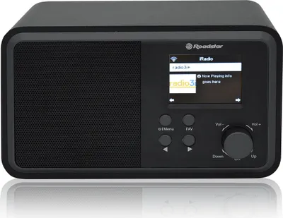 Obrázok produktu pre Roadstar IR-390D+BT/BK Internetové rádio Wi-Fi a digitálne DAB/ DAB+/ FM, Bluetooth, USB, diaľkové ovládanie čierne