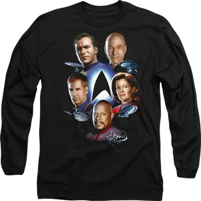 Productafbeelding van Star Trek - "Starfleet's Finest" T-shirt voor heren/dames, uni model, TV10344 (XL) (zwart)