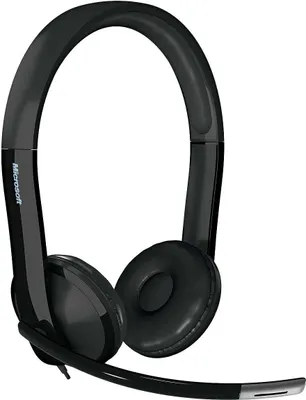 Produktbild von Microsoft LifeChat LX-6000 for Business Kopfhörer Kabelgebunden Kopfband Büro/Callcenter Schwarz