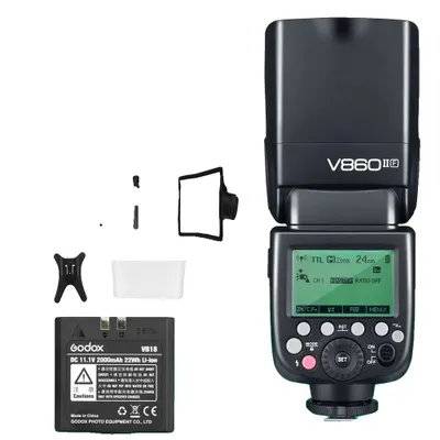 Obrázek produktu pro Blesk Speedlite, funkce TTL, vysokorychlostní synchronizace, V860-F pro Fujifilm