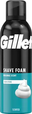 Zdjęcie produktu dla Gillette Sensitive Pianka Do Golenia Dla Skóry Wrażliwej 200 Ml
