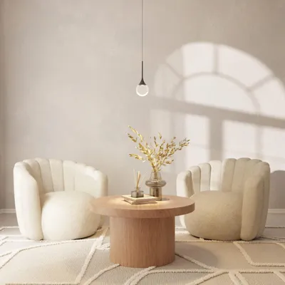 Immagine prodotto di LUMIÈRE Design Lampada a Sospensione 'Fadio' Cromo Nero LED dimmerabile Lampadario