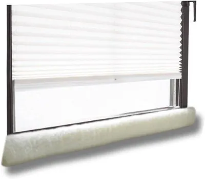 Productafbeelding van Tochtstopper van schapenwol - 150 x 10 x 5 cm