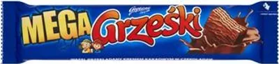Produktbild von Schokoriegel Grzeski Mega Polnischer Waffelriegel mit Schokolade (32x48g)
