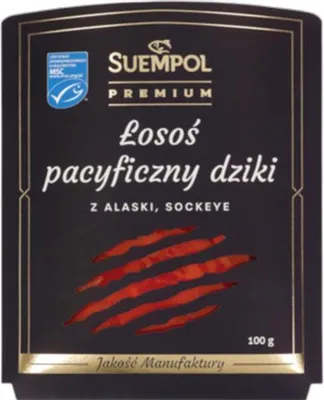 Zdjęcie produktu dla Łosoś dziki z Alaski 100g Suempol