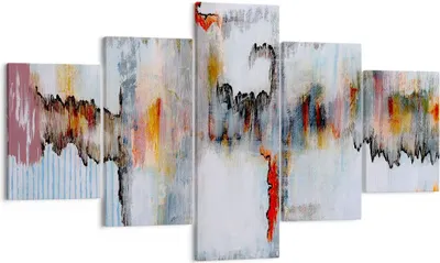 Produktbild von Bild auf Leinwand - Leinwandbild - Abstraktion modern - 125x70cm - Wand Bild - Wanddeko - Leinwanddruck - Bilder - Kunstdruck - Wanddekoration - Leinwand bilder - Wandkunst - EA125x70-3676