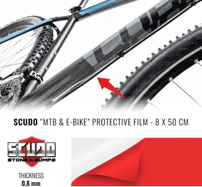 Image de Film de protection pour cadre de vélo, 8 x 50 cm, épaisseur 0,8 mm