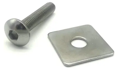 Produktbild von 20 Stück Klemmplatte und Schraube 5,5 für Doppelstabmattenzaun Halterung
