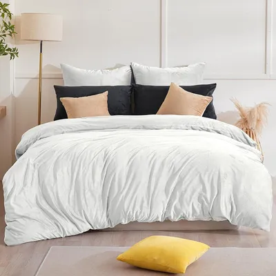 Immagine prodotto di TRANKIELO® - Set di lenzuola con copripiumino in flanella, 135 x 200 cm - Caldo, morbido e facile da pulire - Include federe 80 x 80 cm
