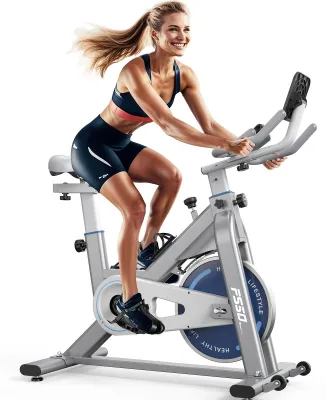 Productafbeelding van Hometrainer - Fitnessfiets - Ergometer - Indoorfiets - Fiets Trainer - Magnetische Weerstand 300 Watt