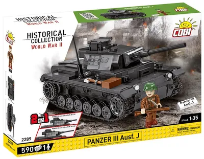 Obrázok produktu pre COBI Panzer III Ausf.J, Stavebnica, 8 rok / roky, 590 kusov