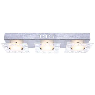Produktbild von Globo Wandleuchte Aluminium gebürstet, 4141694-3
