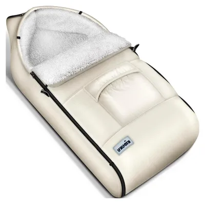 Produktbild von Winterfußsack für Kinderwagen und Buggy - Waschbarer Babyfußsack mit Reißverschluss und Tasche