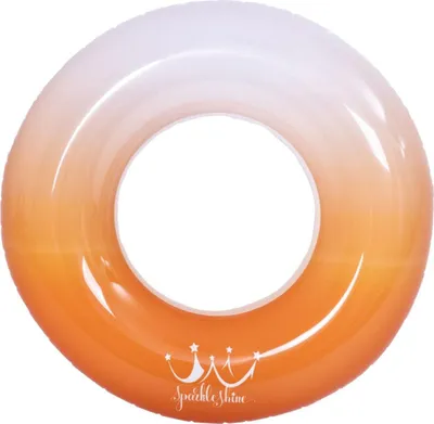 Produktbild von Jilong JLeisure Schwimmring Rainbow 90 cm – Aufblasbarer Schwimmreifen Sparkle Shine, robustes PVC 0,18 mm, buntes Regenbogen-Design, , ab 9 Jahren
