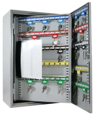 Schlüsselschrank mit 300 Haken von HMF in Lichtgrau