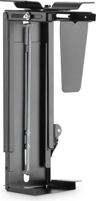 Produktbild von Digitus Universelle PC-Halterung für Schreibtischmontage mit Easy-Locking, 10 kg, Schwarz, Stahl, 146 mm, 175 mm, 583 mm