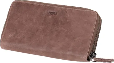 Immagine prodotto di MIKA 42174 Portafoglio da donna MIKA, in pelle, colore: grigio-marrone