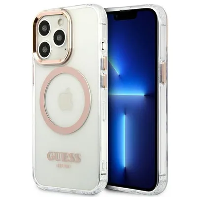 Obrázek produktu pro Guess Guhmp13Xhtrmd Pouzdro Pro Iphone 13 Pro Max - Zlaté Metal Outline Magsafe