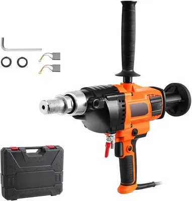 Immagine prodotto di Trapano portatile – Diametro da 20 mm a 160 mm – 2000W. Robusto, con custodia per il trasporto – Adatto per applicazioni in ambienti umidi e asciutti