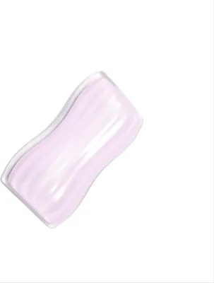 Image de INF Support de souris ergonomique en silicone transparent pour bureau Rose