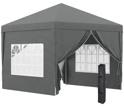 Immagine prodotto di Tenda per feste - Tenda pieghevole - Gazebo - Tenda da esterno - Tenda per eventi - 3 x 3 metri - 4 pareti removibili