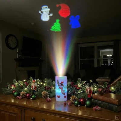 Produktbild von abc HOME | Kerze | LED | Projektion