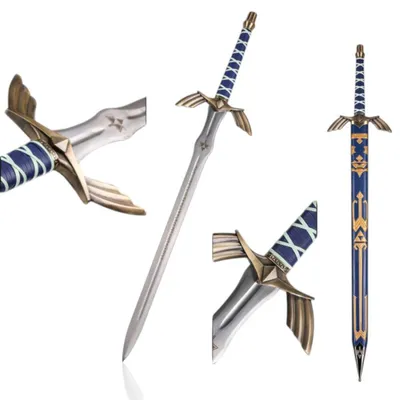 Obrázok produktu pre Fantasy dekoratívny meč 127 cm s pošvou | herňa, anime, cosplay, kancelária, obývačka, zberateľská dekorácia JT6238BL