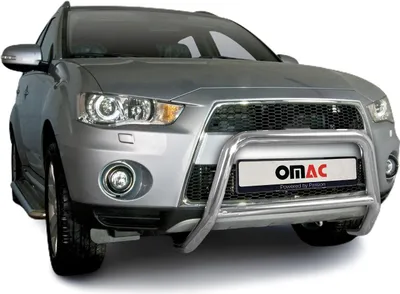Obrázok produktu pre Ochranná lišta predného nárazníka pre Subishi Outlander 2010-2012 ABE steel silver