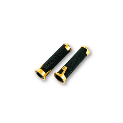 Zdjęcie produktu dla LSL ERGONIA gumowy uchwyt kierownicy, 7/8 cala (22,2 mm), 125 mm, złoty