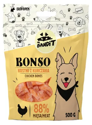 Zdjęcie produktu dla Mr Bandit BONSO Kostki z kurczaka 500g - naturalny przysmak dla psów