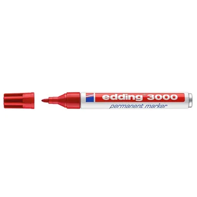 Produktbild von Edding e-3000 Permanentmarker rot 4-3000002