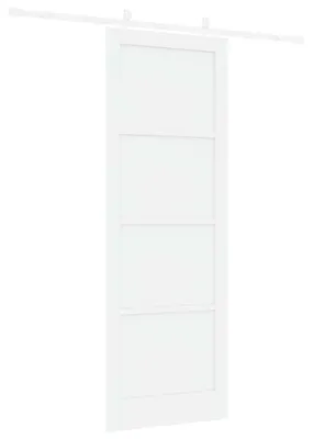 Obrázok produktu pre Posuvné dvere Biela 83 x 232 cm Borovicový masív