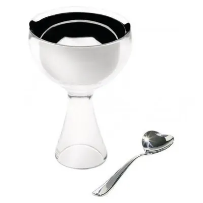 Image de Bol et cuillère "Big Love" d'Alessi, modèle I (numéro d'article : AMMI01S I, EAN : 8003299957989)