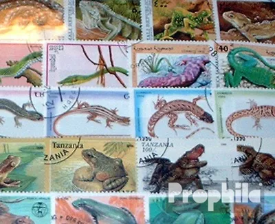 Produktbild von Briefmarken Motive 200 verschiedene Reptilien Marken