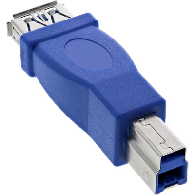 Zdjęcie produktu dla Adapter InLine® USB 3.2 Gen.1, gniazdo A na wtyk B