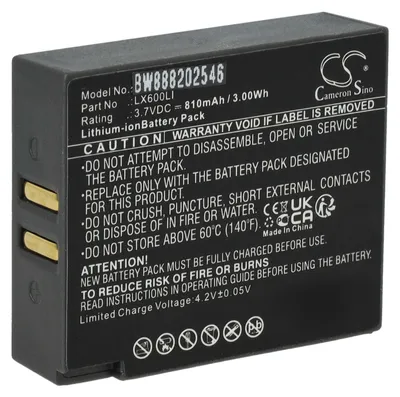 Produktbild von vhbw Akku Ersatz für Eartec LX600LI für Wireless Headset Kopfhörer (810 mAh, 3,7 V, Li-Ion)
