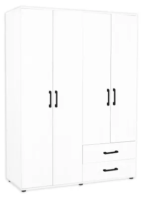 Immagine prodotto di Armadio 4 ante e 2 cassetti GRD4422023 colore bianco