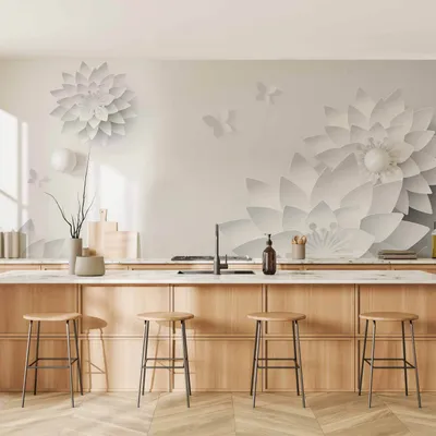 Produktbild von Vlies Fototapete - Oriental Flowers 250x175 cm Muster p-B-0020-a-a