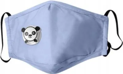 Produktbild von FÜR KINDER BLUE PANDA Maske + 3x PM 2.5 FILTER