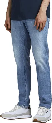 Produktbild von Jack & Jones 12190836, Blau, Jeans, Baumwolle, Elasthan, Polyester, Nicht bleichen, Feinwäsche (30°C), 1 Stück(e)