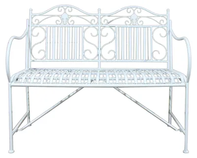 Produktbild von Celia Metall Gartenbank 2-Sitzer 106x91x57 cm