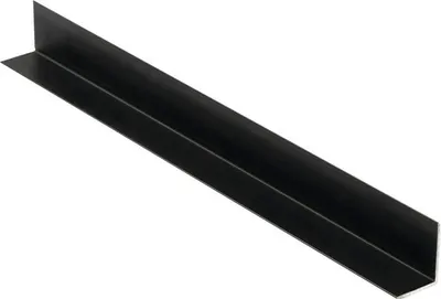 Produktbild von Aluminium L-Profil schwarz matt 2600 x 15 x 12 mm