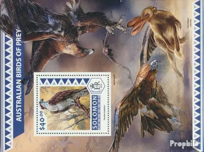 Produktbild von Briefmarken Salomoninseln 2016 Mi Block 582 (kompl. Ausg.) postfrisch Australische Raubvögel