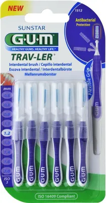 Produktbild von 3x Gum Trav-ler 1,2mm lila - 3x 6 Stück im Blister