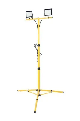 Produktbild von Stativ mit 2x 100W LED-Flutlicht und 3m Kabel IP65