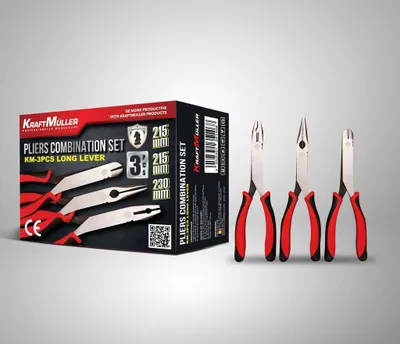 Produktbild von Langbeck Zangen Kombination Set Lang 3er Set