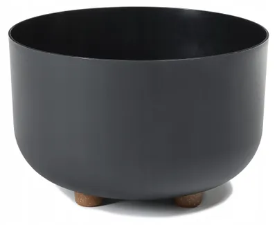 Productafbeelding van Lamela SOFIA plantenbak, antraciet, mat, diameter 27 cm