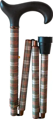 Produktbild von Derby-Faltstock Soft-Ergonomic Glencheck